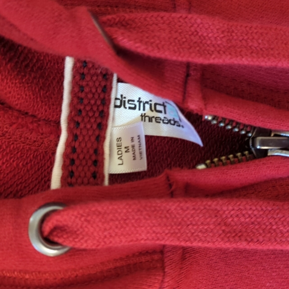 NWOT Women's Red Medium Hoodie - Picture 3 of 5